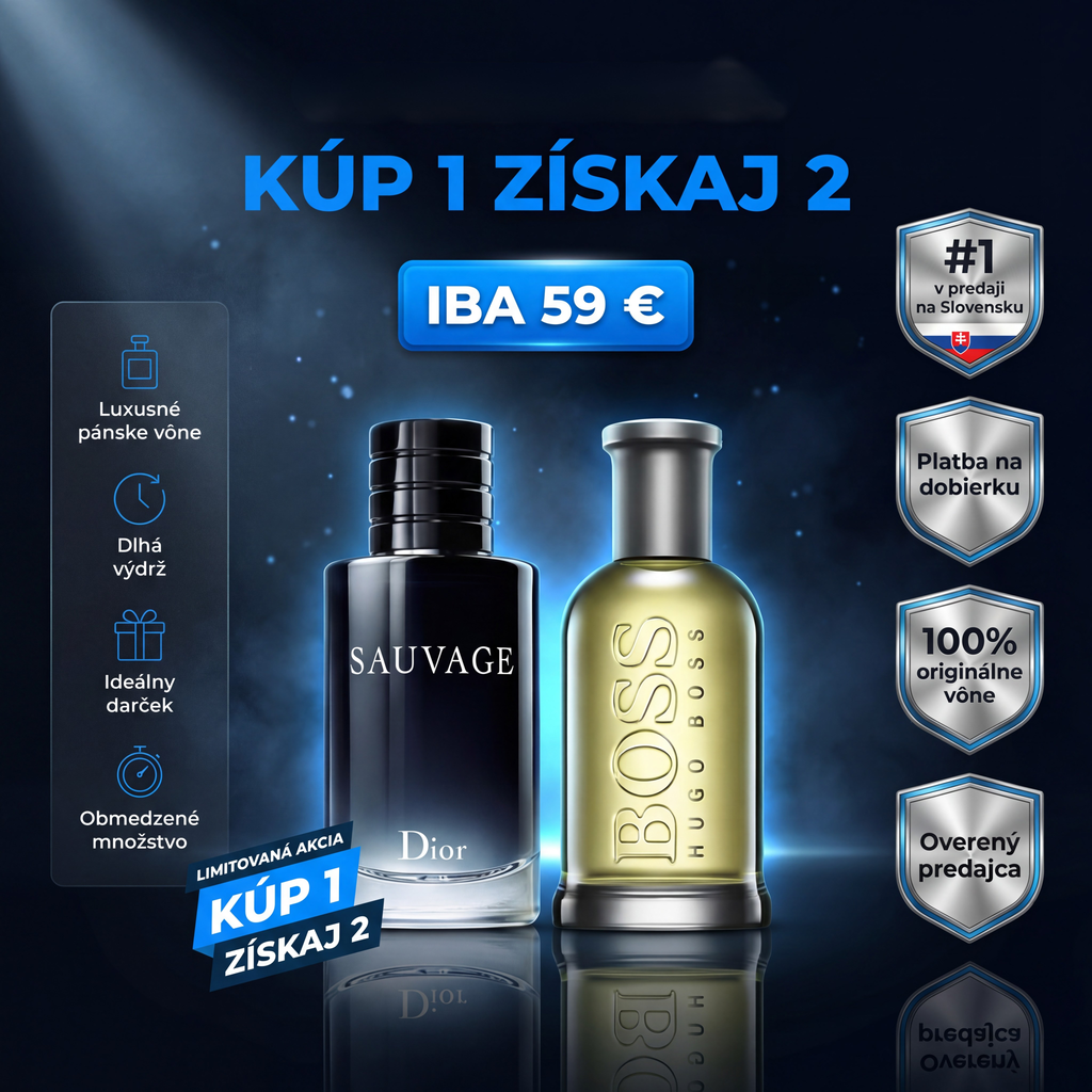 Kúpte 1, získajte 2 – Sauvage + Boss Bottled