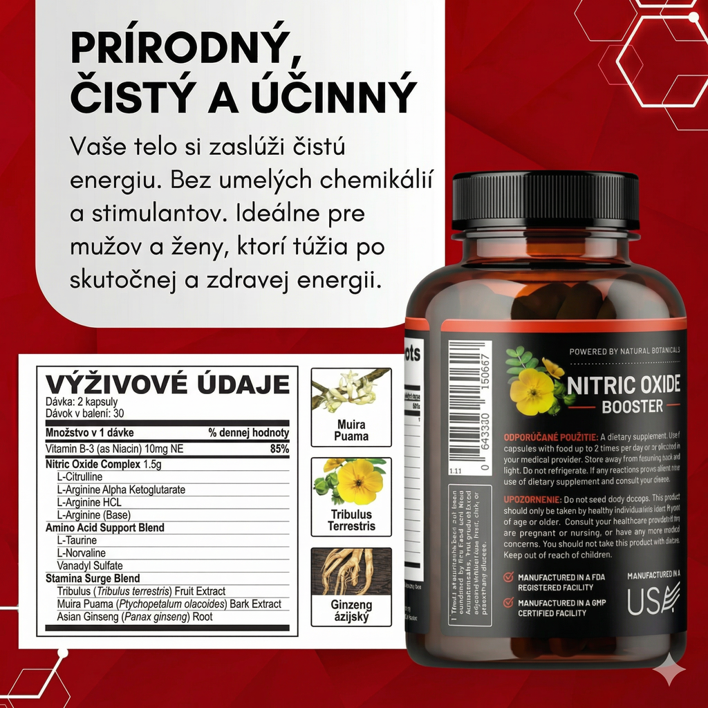 Zosilňovač výkonu s oxidom dusnatým